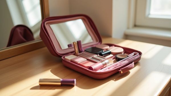 Préparez votre trousse à maquillage voyage pour être prête partout